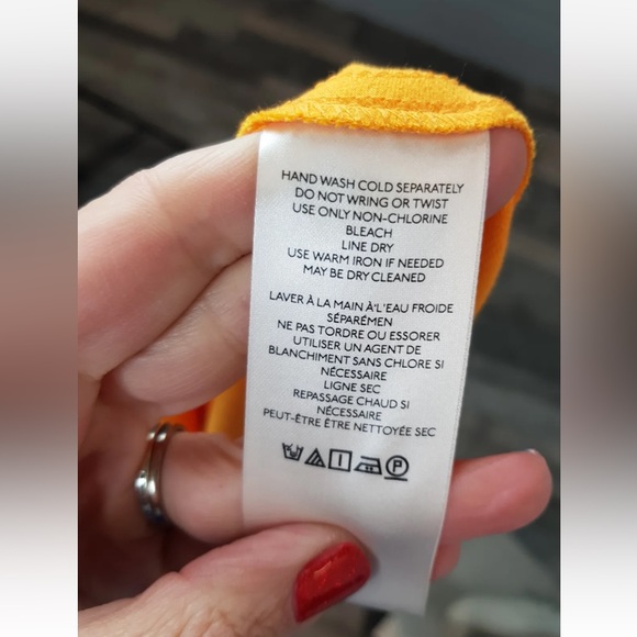 By Anthropologie Silky Cowl Neck Midi Dress Medium 12 14 Orange Column Party BN - Picture 14 of 14